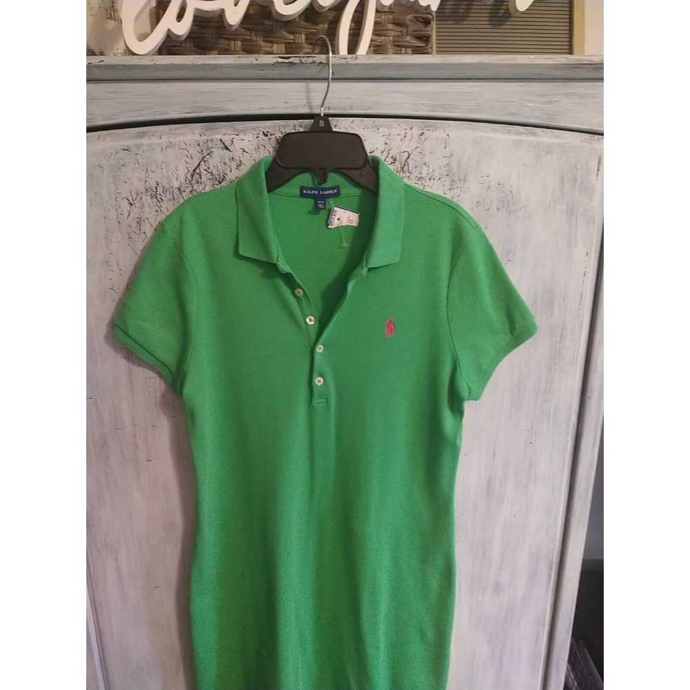 Ralph Lauren Polo  Green Knee Dress Medium - image 3