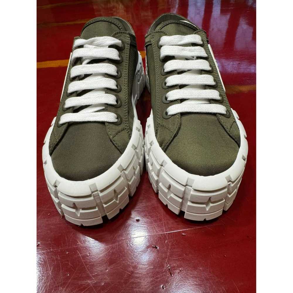 Prada Double Wheel cloth trainers - image 3