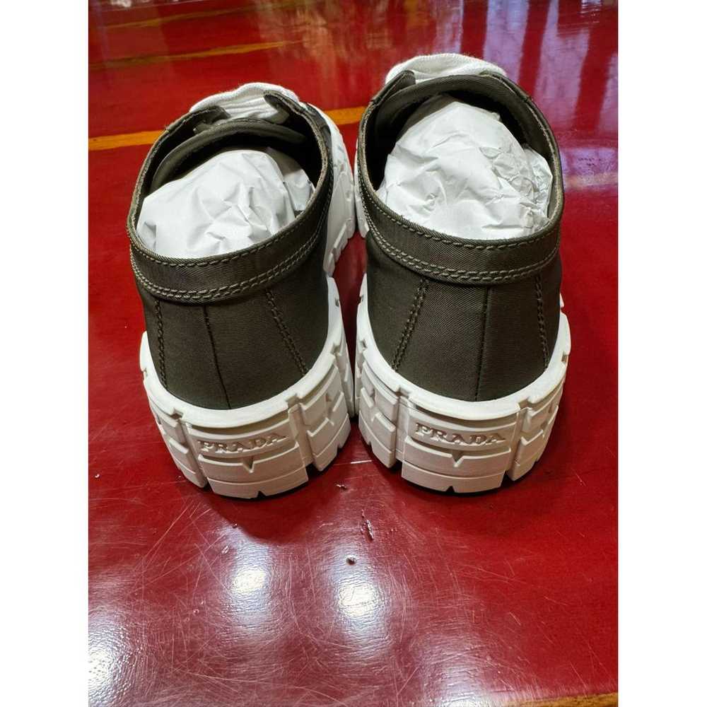 Prada Double Wheel cloth trainers - image 4