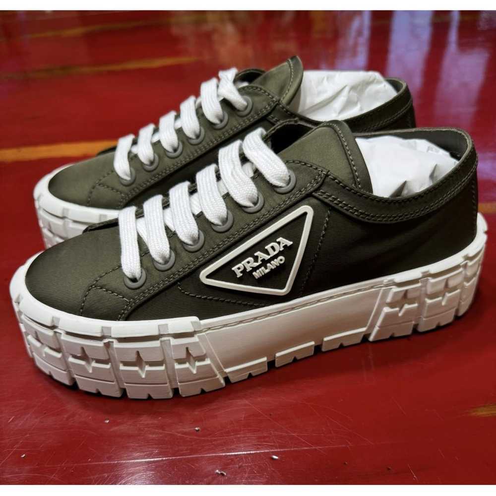 Prada Double Wheel cloth trainers - image 5