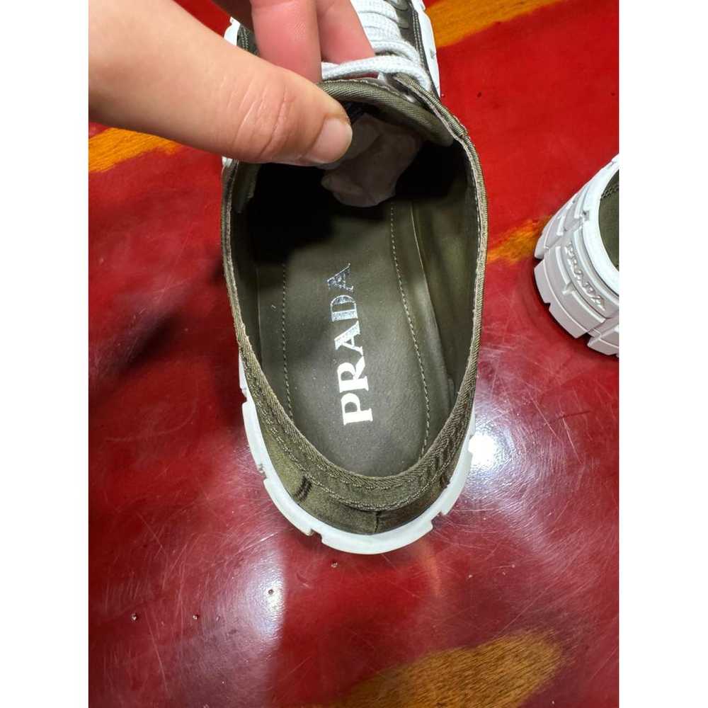 Prada Double Wheel cloth trainers - image 7