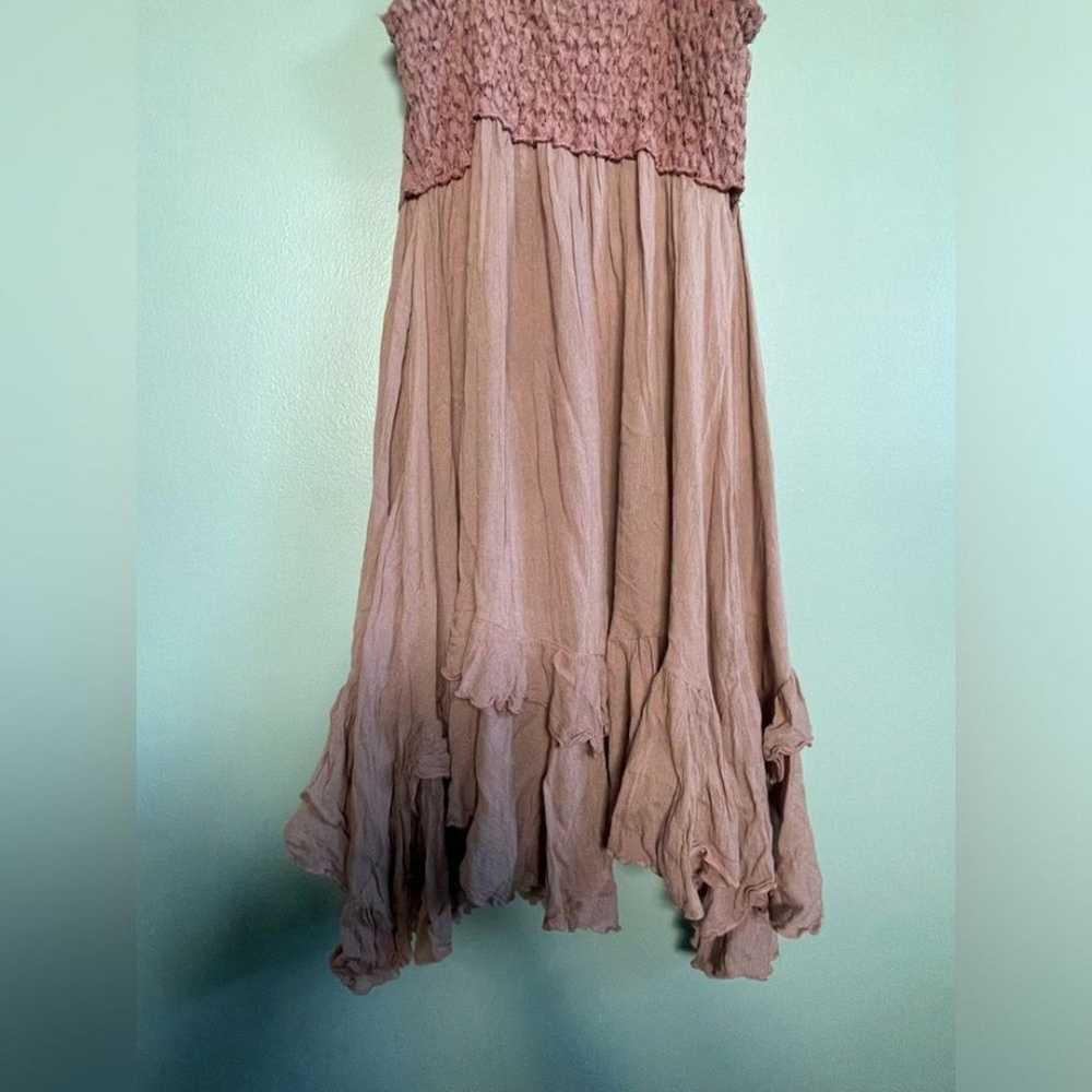 Free People One Dusty Pink Adella Slip Dress - image 10