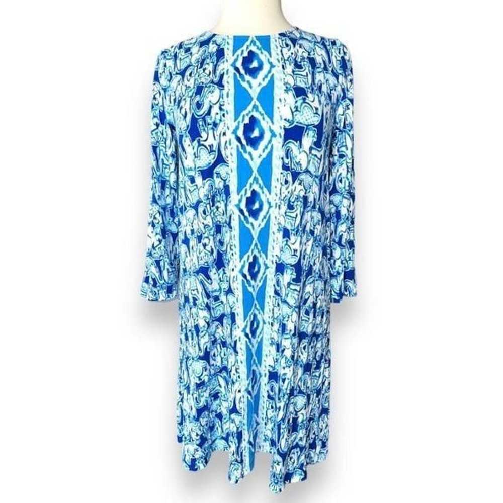 FB2 Lily Pulitzer Ophelia Blue White Get Trunky E… - image 1