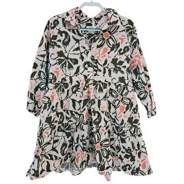 Maeve Anthropologie The Bettina Tiered Mini Shirt 