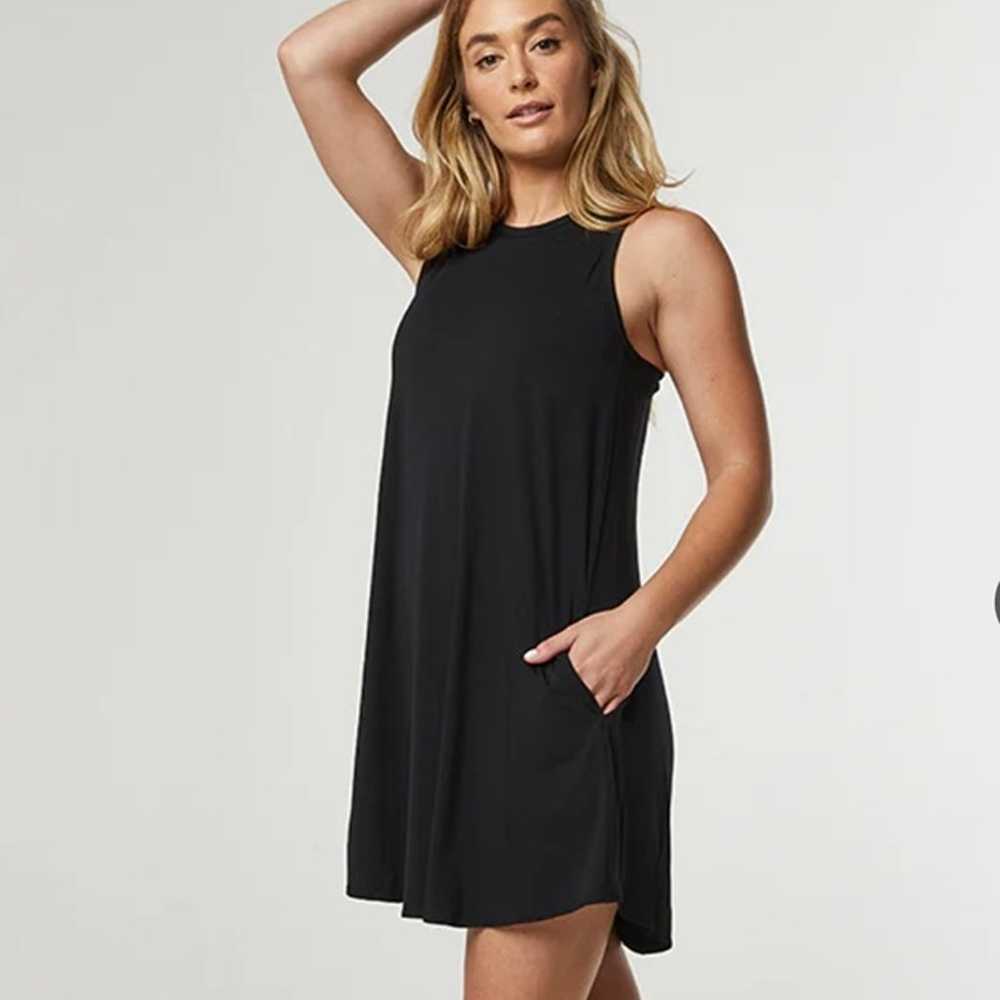 SheBird The Tunic Tank Dress Black Athletic Built… - image 2