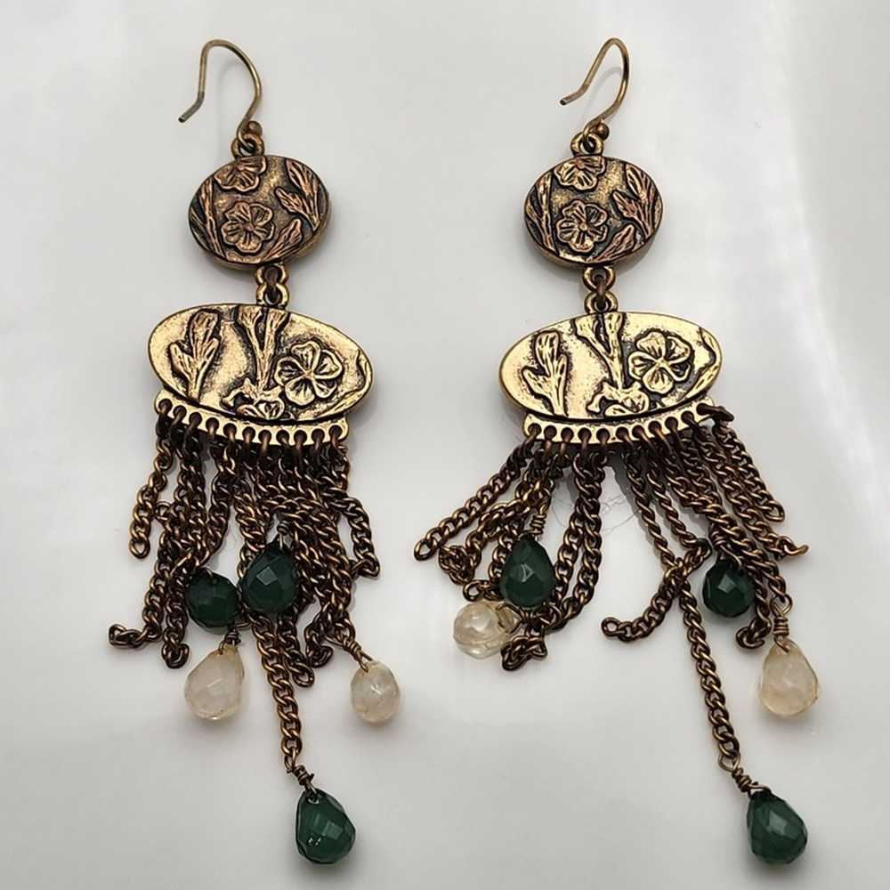 Reversible Vintage Boho Earrings - image 10