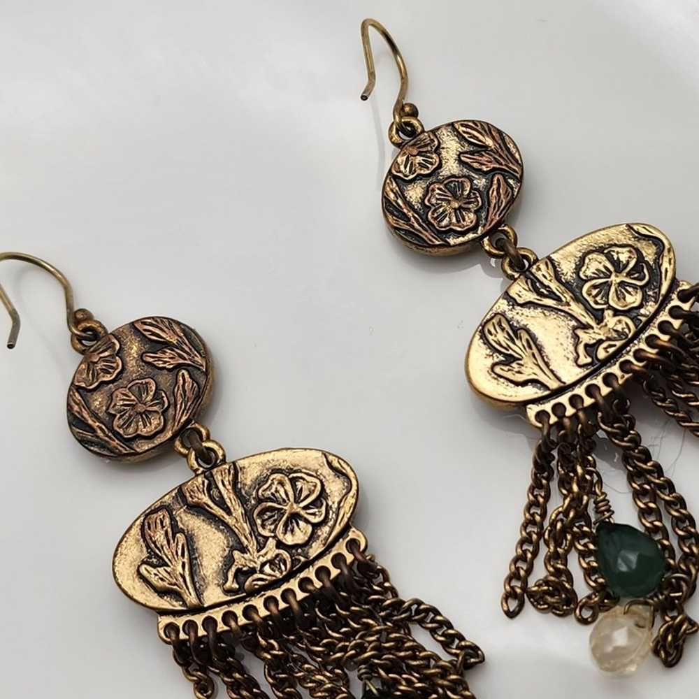 Reversible Vintage Boho Earrings - image 11