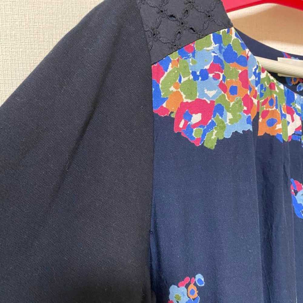 SUPER HAKKA Floral Long Dress Navy - image 8