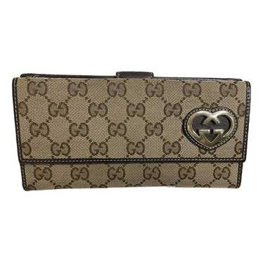 Gucci Continental cloth wallet