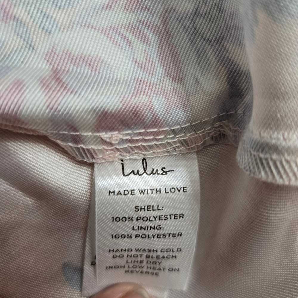 NWOT Lulus Floral Pink Floral Mini Babydoll Dress… - image 10