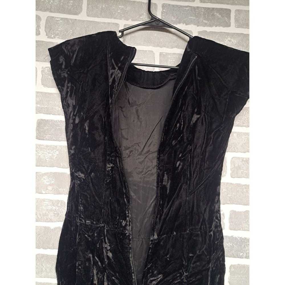 Betsys Things Womens Vintage Y2K Black Velvet Vic… - image 10