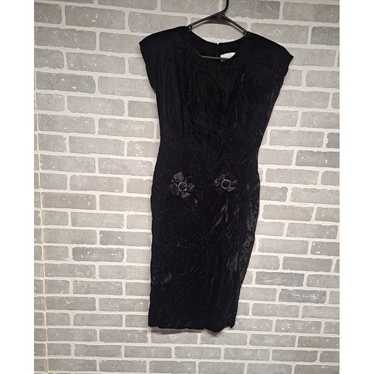 Betsys Things Womens Vintage Y2K Black Velvet Vic… - image 1