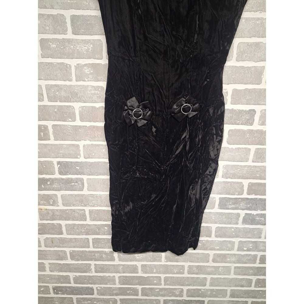 Betsys Things Womens Vintage Y2K Black Velvet Vic… - image 3