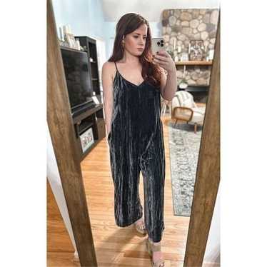 Anthropologie Dolan Velvet Romper