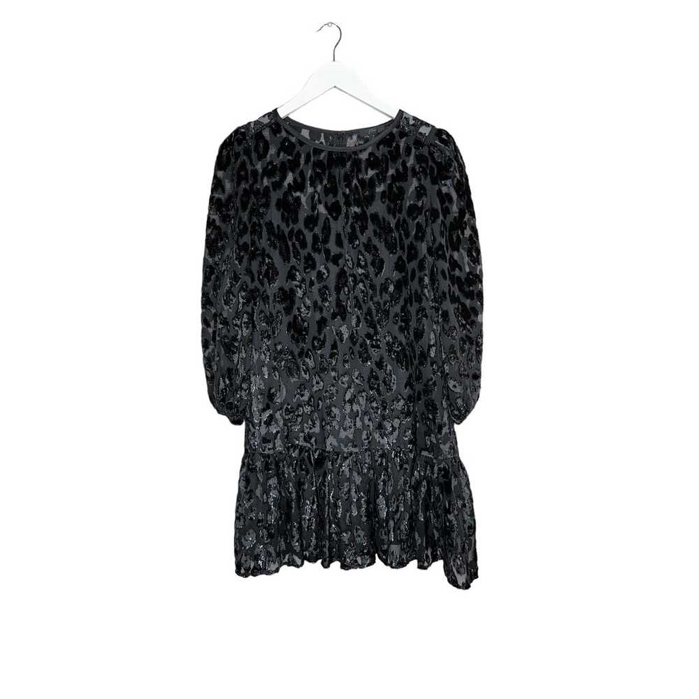 NWOT J. Crew Leopard Flutter Hem Burnout Velvet S… - image 7