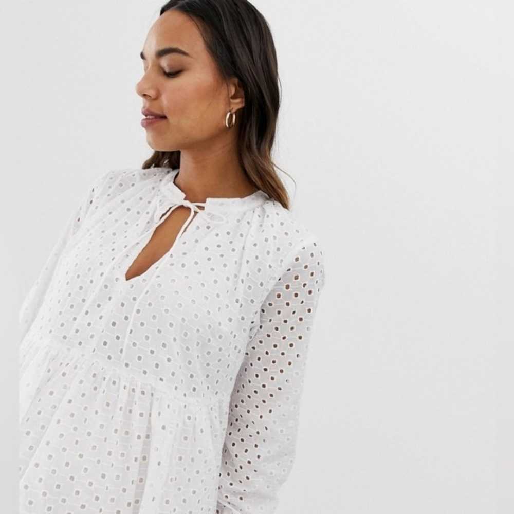 ASOS Design Maternity Tiered Trapeze Mini Women's… - image 2