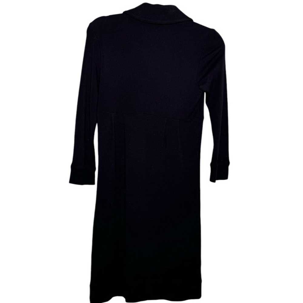 Diane Von Furstenberg Black Wool Sweater Dress Si… - image 2