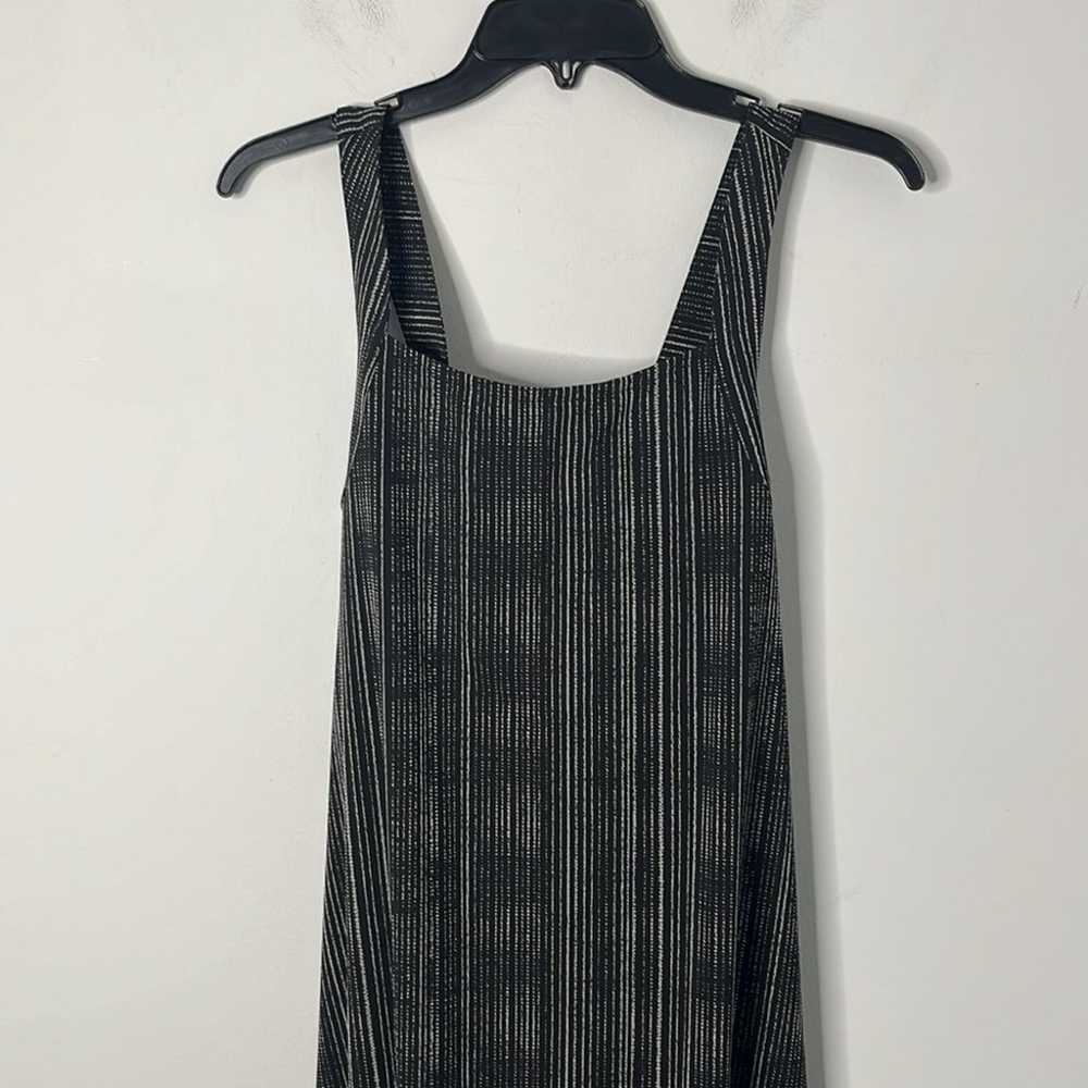 Athleta Arrival Amara Stripe Black Maxi Dress - image 3