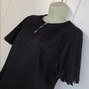 Vtg 60s Lorac Original black  cocktail dress - image 1