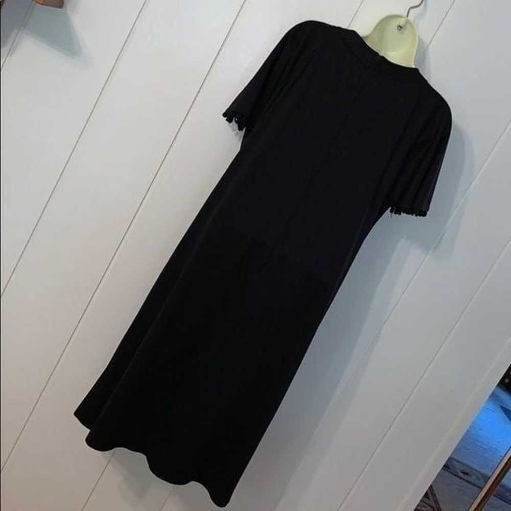 Vtg 60s Lorac Original black  cocktail dress - image 5