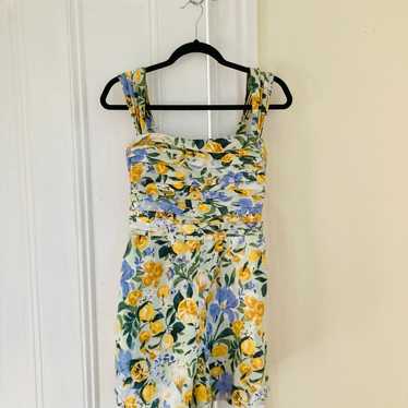 Abercrombie and Fitch Emerson Lemon Print Romper