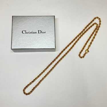 Extremely rare! Christian Dior long chain necklace