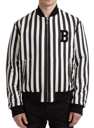 Balmain BALMAIN Reversible Striped Bomber Jacket