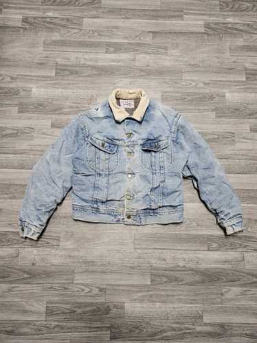 稀少 Lee 70s 初期 USA製 101-LJ STORM RIDER 34 Lee 101 Storm Rider Jacket 101-LJ Japanese Selvedge Denim