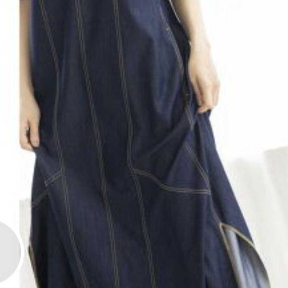 Tencel Denim Patchwork Dress - image 3