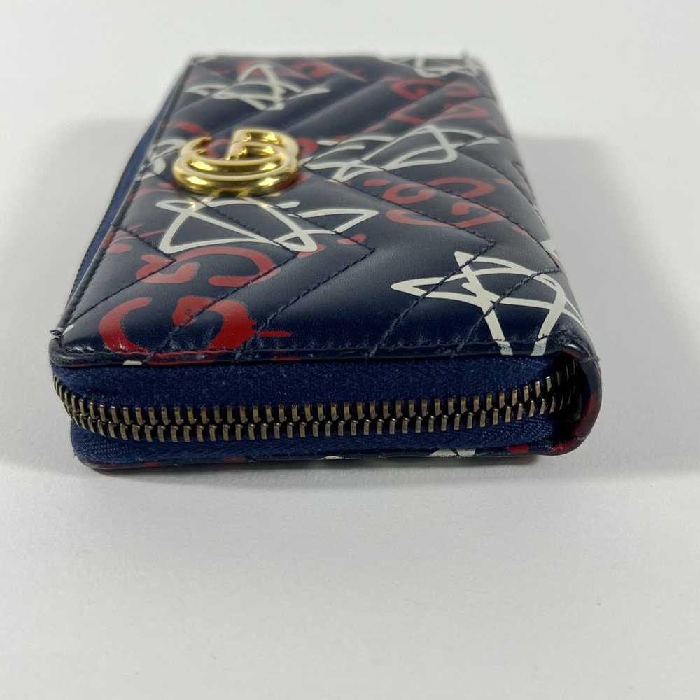 Gucci Gucci Marmont GG Ghost Zip Wallet Quilted L… - image 7