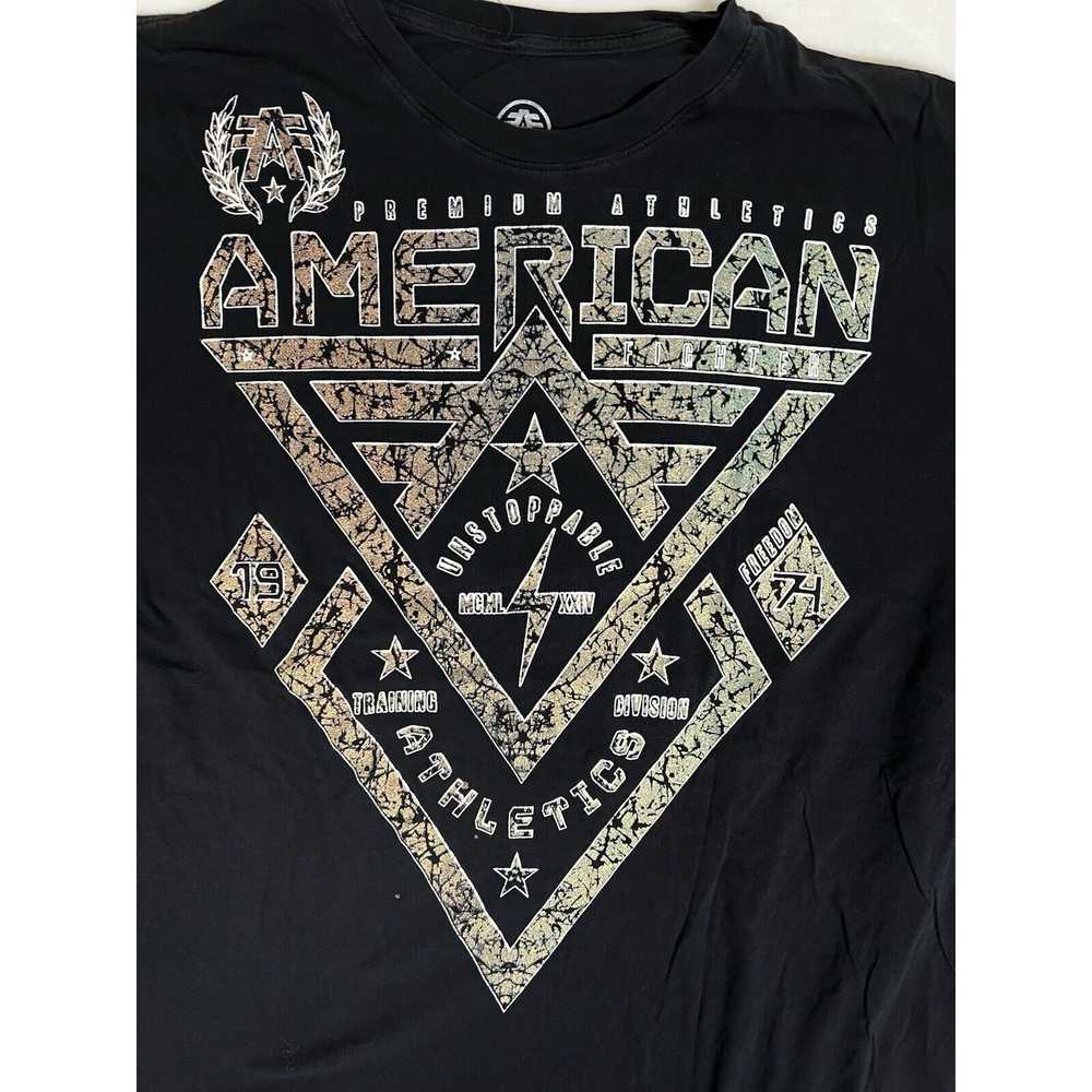 Streetwear Vintage American Fighter T-Shirt Size … - image 2