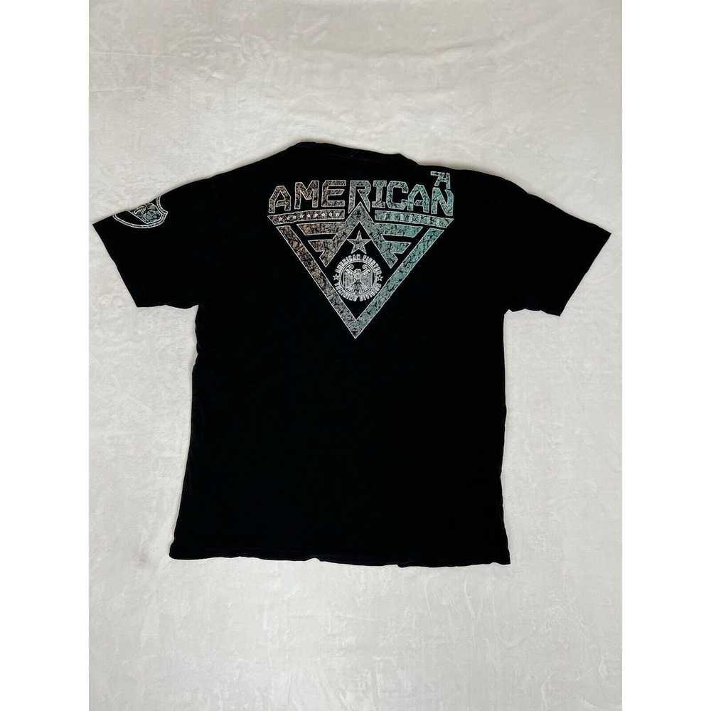 Streetwear Vintage American Fighter T-Shirt Size … - image 7