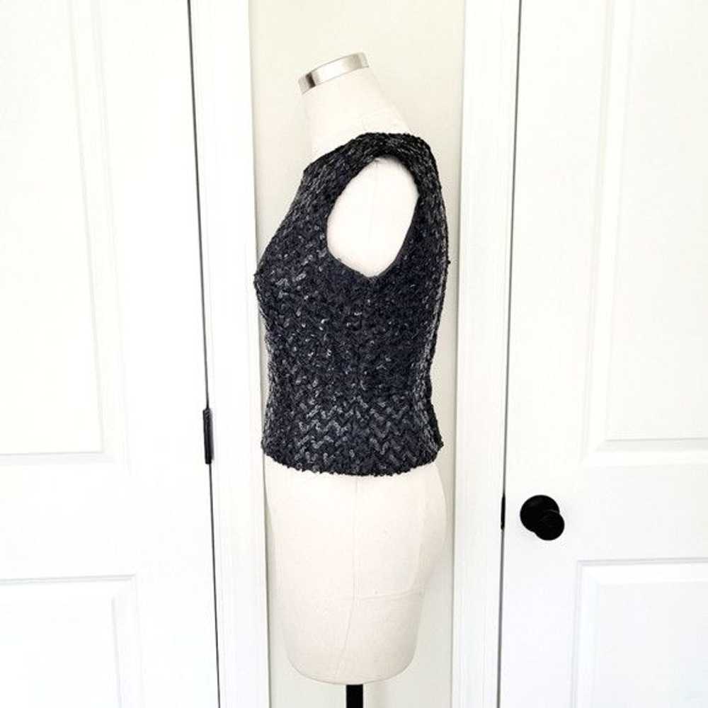 Vintage 60s Stephen O'Grady Sequin Sleeveless Top… - image 4