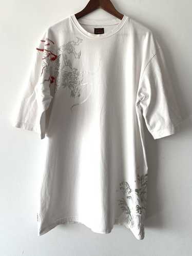 Evisu Vintage Evisu White Dragon T-Shirt