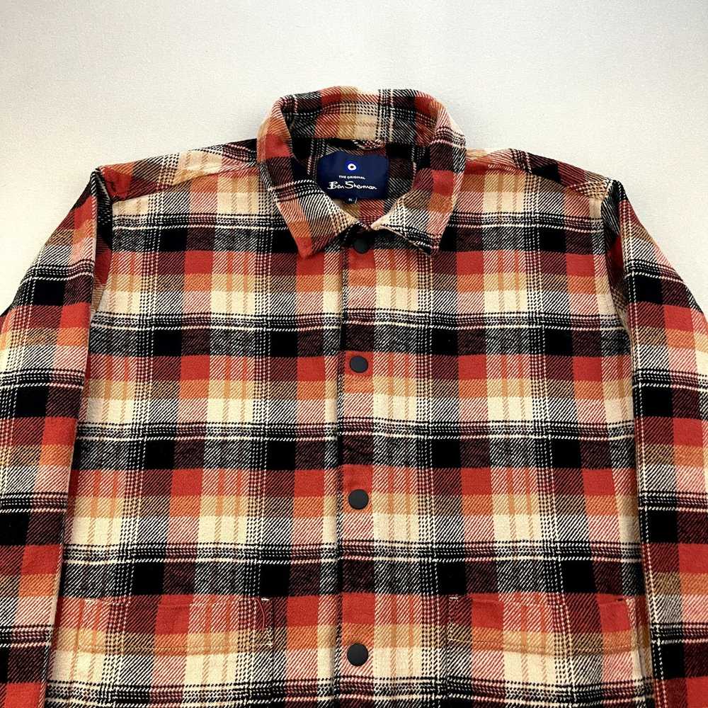 Ben Sherman Ben Sherman Chore Jacket XL Tan Plaid… - image 2