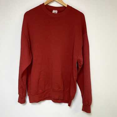 Vintage Vintage Red Blank Sweatshirt 90s Hanes Swe