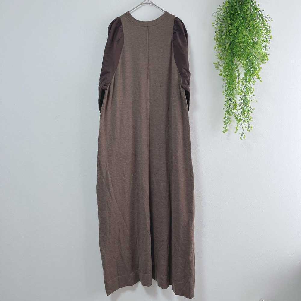 【SHIPS】 Cotton and Silk Combination Knit One-Piec… - image 12