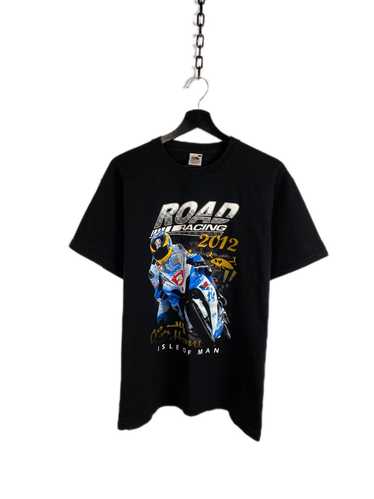 MOTO × Racing × Vintage Racing t-shirt Road Racing