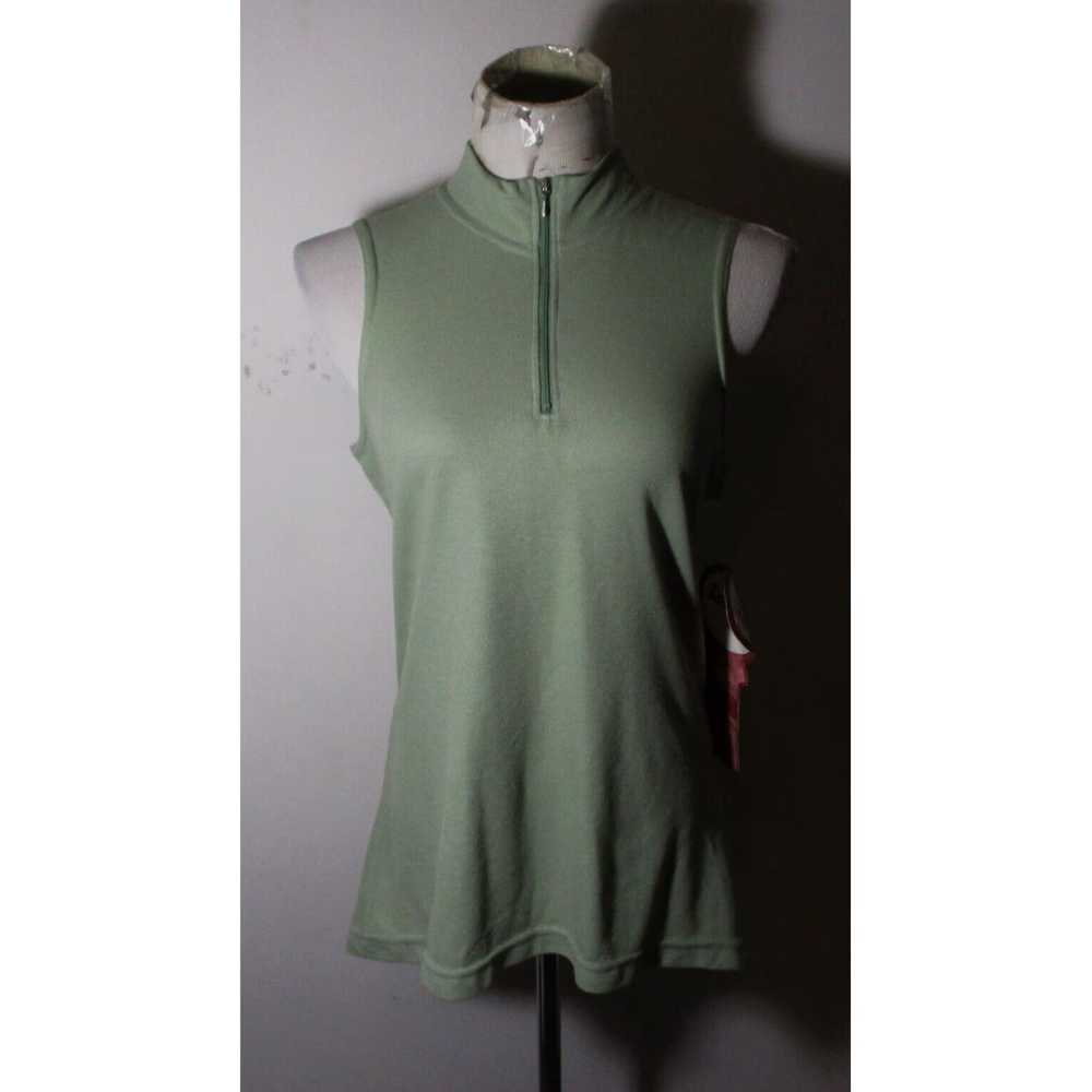 Vintage Green Sleeveless Cycling Jersey for Women… - image 1