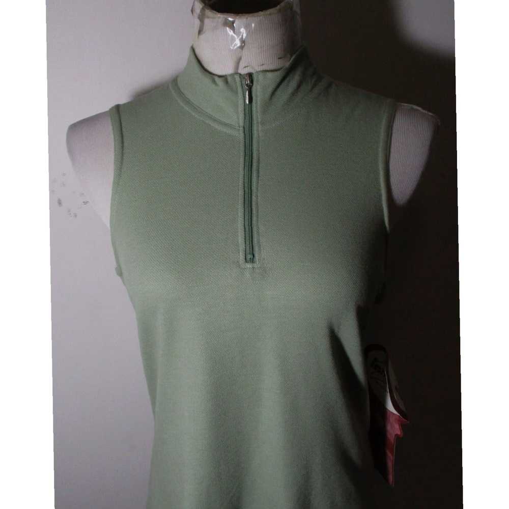 Vintage Green Sleeveless Cycling Jersey for Women… - image 2