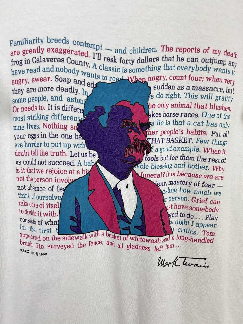 Art × Vintage 90s Vintage Marc Twain 1990 Single … - image 2