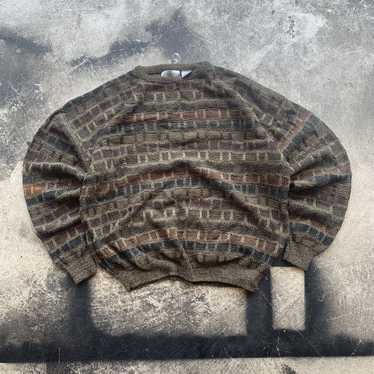 Coloured Cable Knit Sweater × Streetwear × Vintag… - image 1