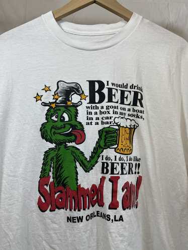 Vintage Slammed I Am Drunk Dr. Seuss Parody Boxy T