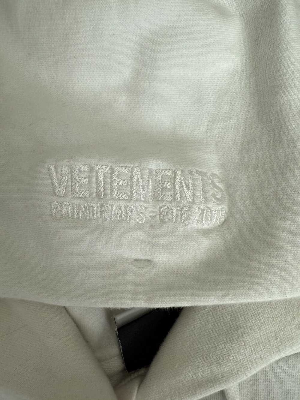 Vetements Vetements X Umbro White Pullover Hoodie - image 4