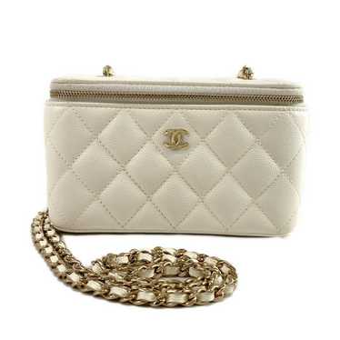 Chanel CHANEL Vanity Case / Matelasse Vanity Bag