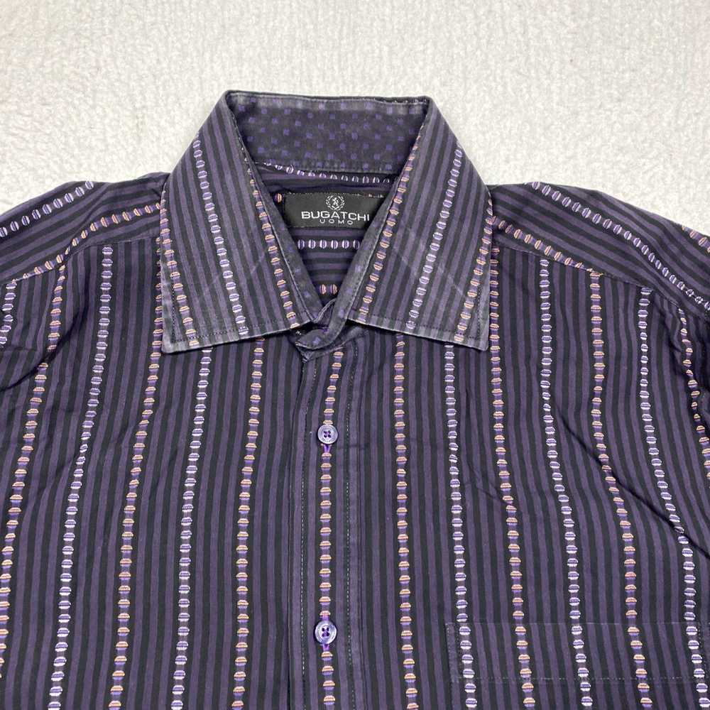 Bugatchi Multicolor Striped Long Sleeve Button Up… - image 2