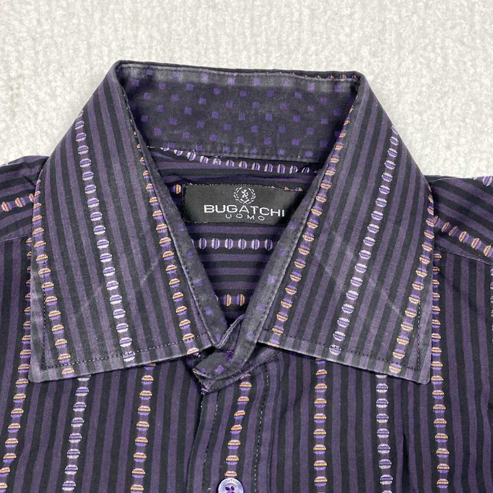 Bugatchi Multicolor Striped Long Sleeve Button Up… - image 3