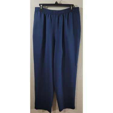 Other Alfred Dunner Blue Pleated Front Pull On Pan