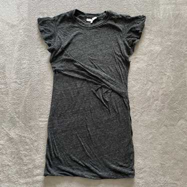 IRO Tunic Dress Womens Large Grey Nanton Flutter … - image 1