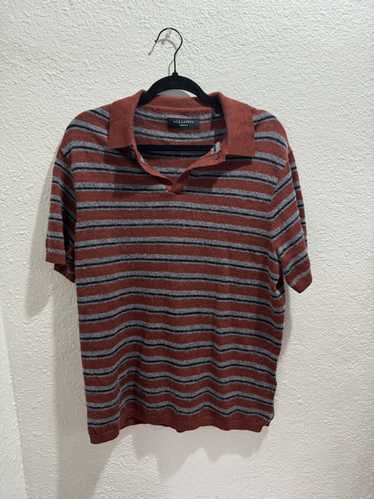 Allsaints Stafford short sleeve striped polo